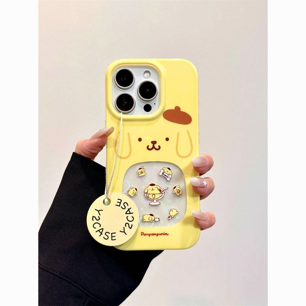 Luxury Bags From Japan - Casing HP Lucu Kartun Pompom Purin