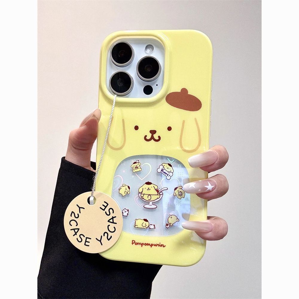 Casing HP Lucu Kartun Pompom P - Luxury Bags From Japan ulasan dan harga