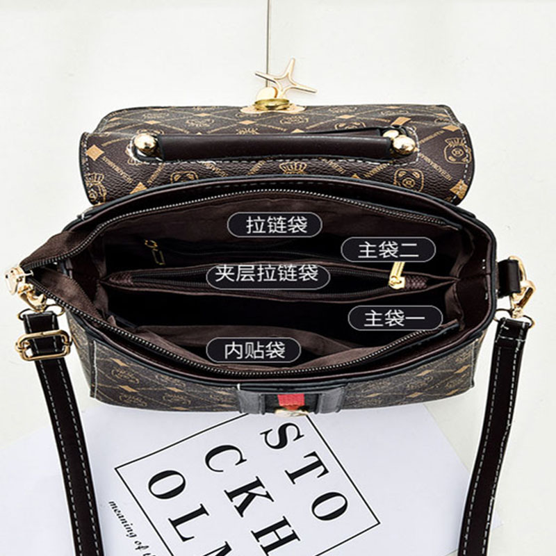 Tas Selempang Wanita Baru, Tas - Tote Bag Leather Monogram ulasan dan harga