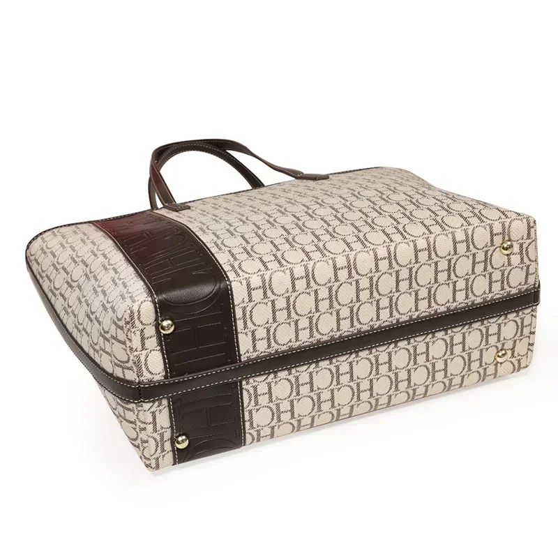 Tas Tote CH Motif Monogram Kap - Tote Bag Leather Monogram ulasan dan harga