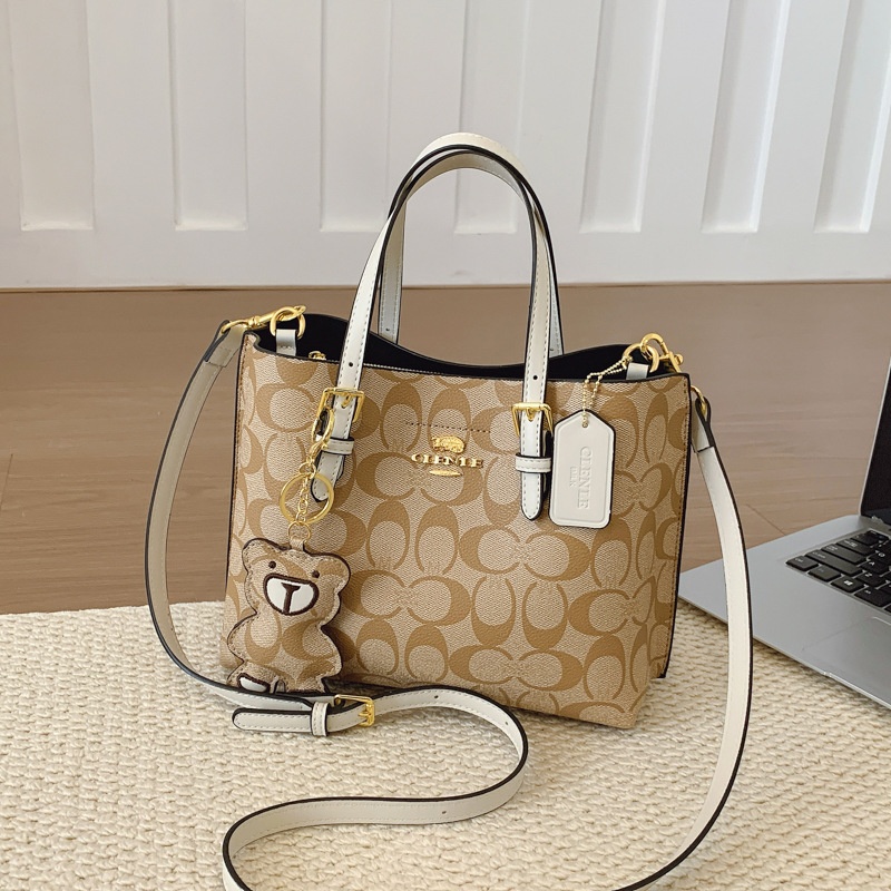 Tas Tote Monogram Elegan Berga - Tote Bag Leather Monogram ulasan dan harga