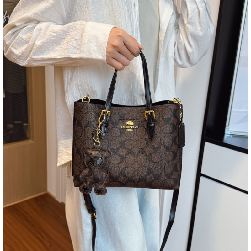 Tas Tote Monogram Elegan Berga - Tote Bag Leather Monogram ulasan dan harga